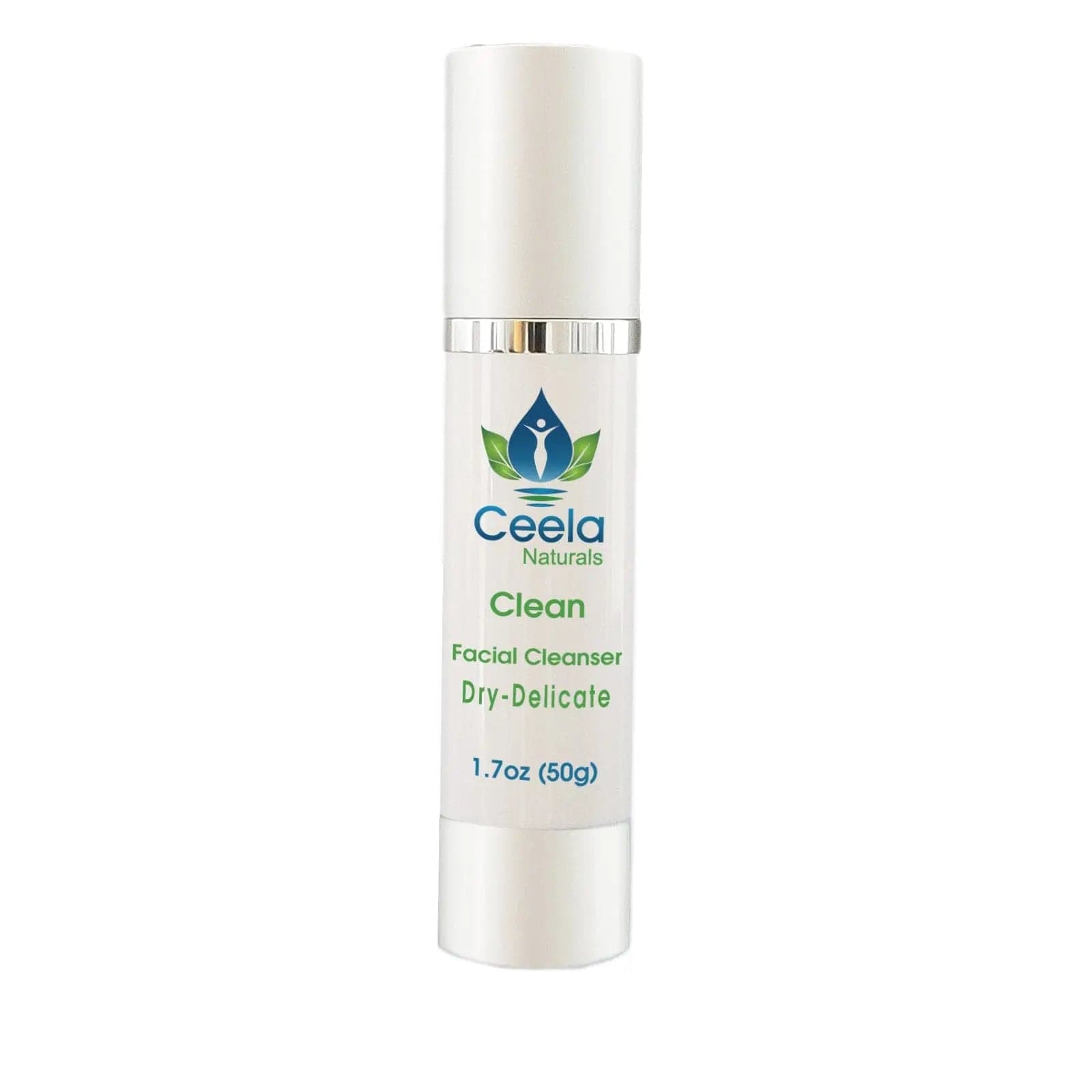 Clean Dry Normal Facial Cleanser for Sensitive Thin Skin Vegan