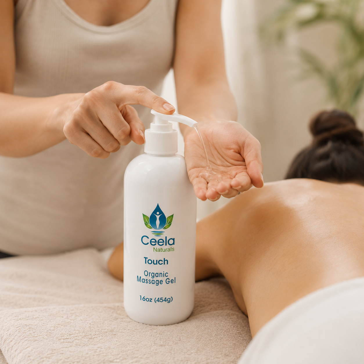 Touch Without Fear:  Massage Oil for Sensitive, Eczema-prone Skin
