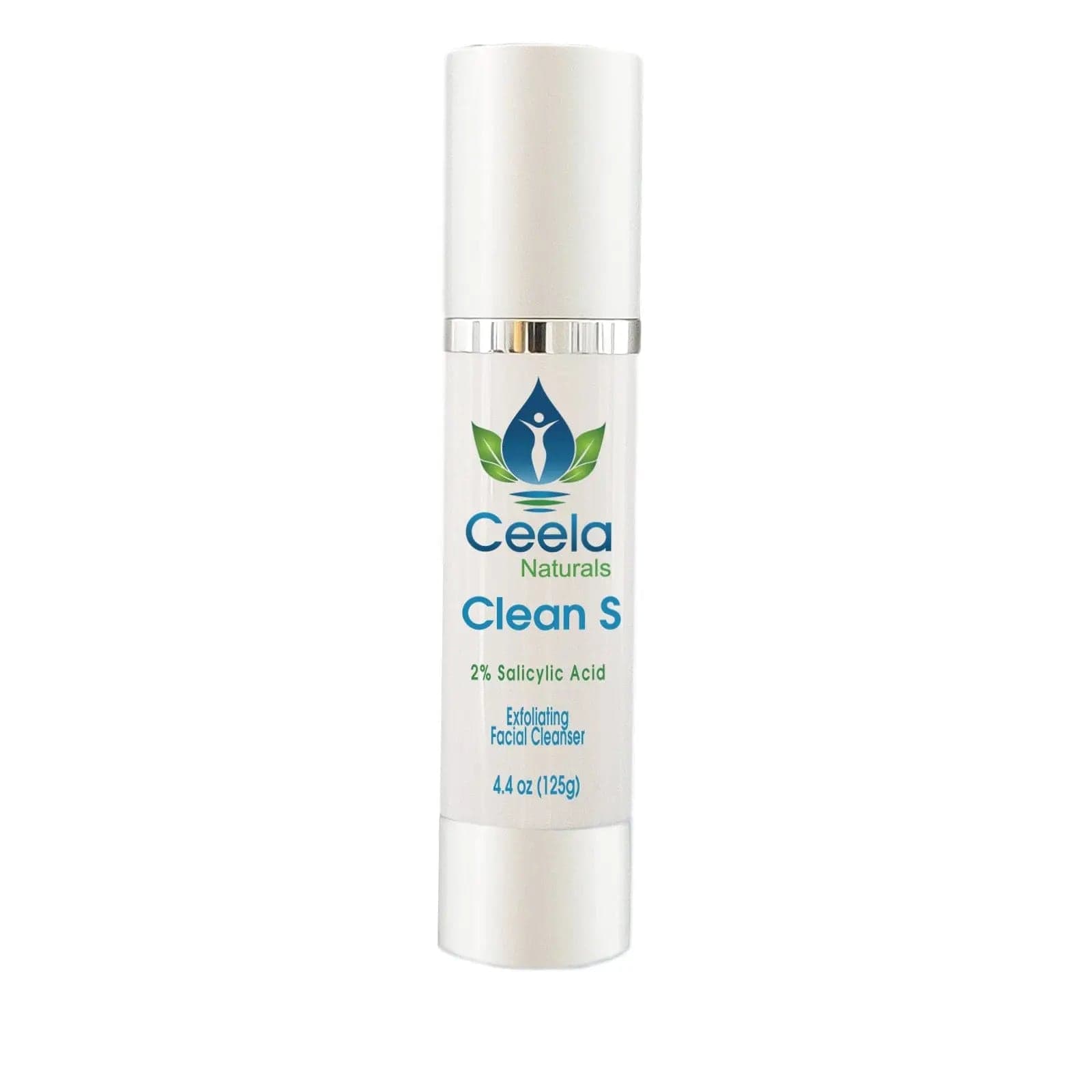 Clean S Facial Cleanser & Exfoliant with Salicylic Acid Ceela Naturals