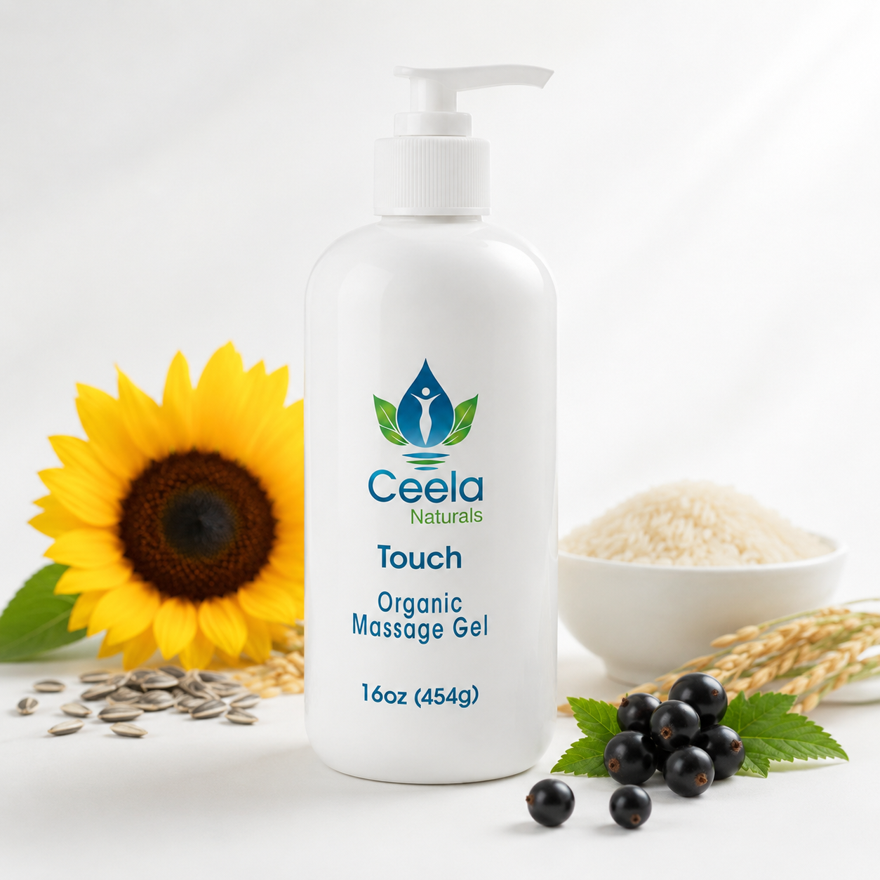 Touch Without Fear:  Massage Oil for Sensitive, Eczema-prone Skin