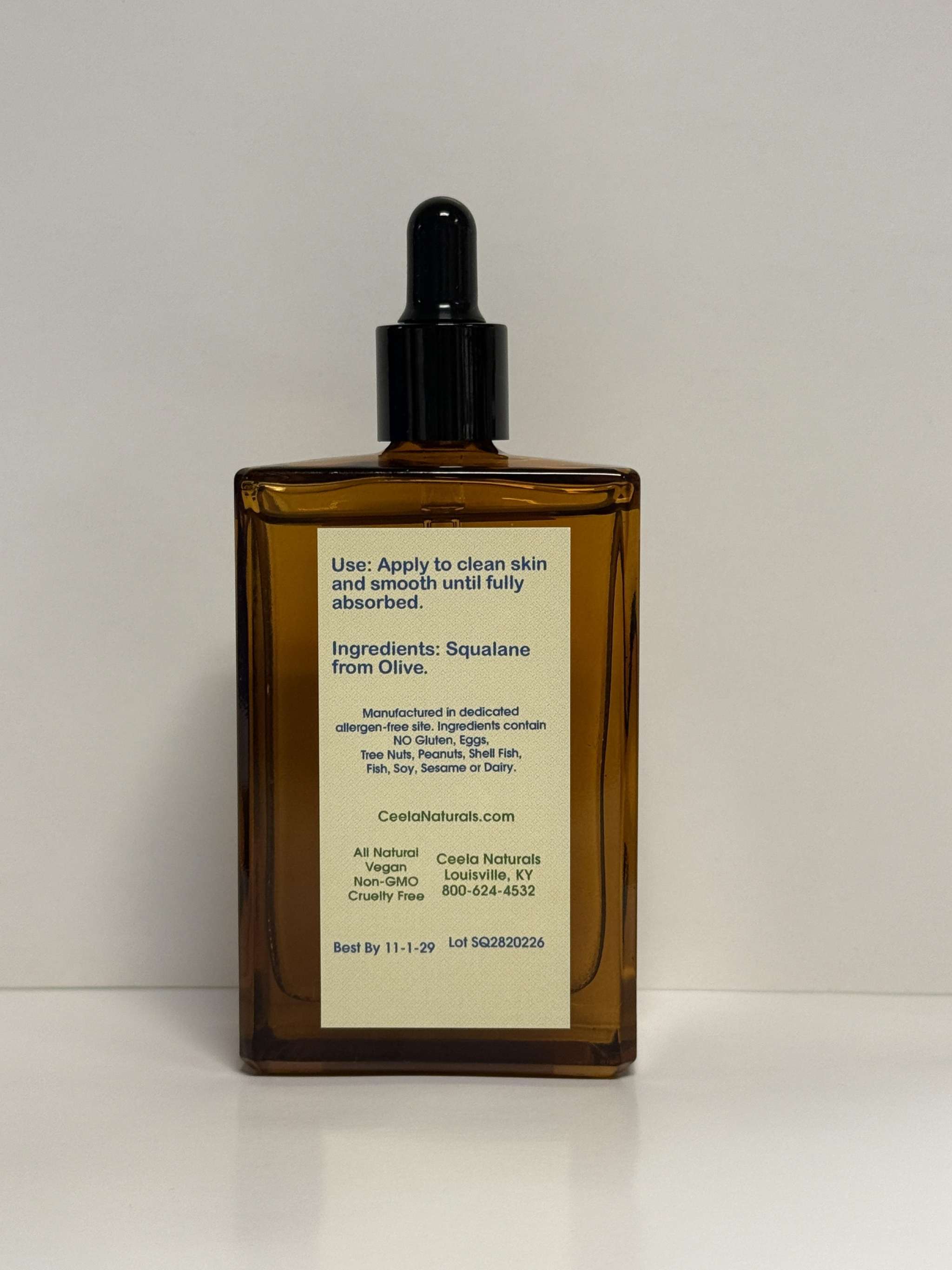 Squalane Oil from Organic Olives – for Youthful, Abundant